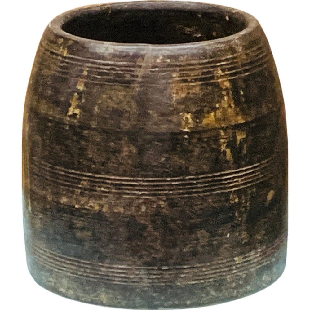 Vintage Indian Wood Vessel - Berbere Imports