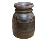 Vintage Indian Wooden Milk Pot - Berbere Imports