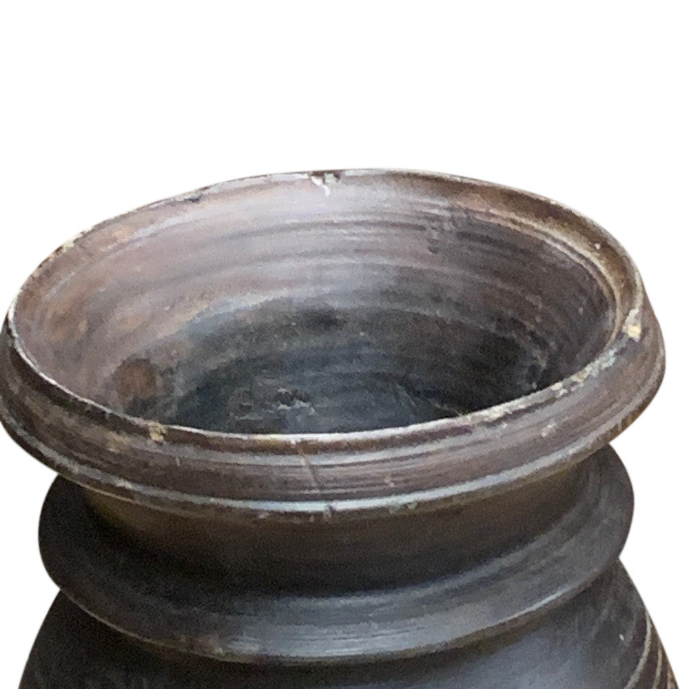 Vintage Indian Wooden Milk Pot - Berbere Imports