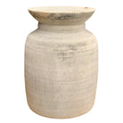 Vintage Indian Wooden Milk Pot - Berbere Imports