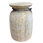 Vintage Indian Wooden Milk Pot - Berbere Imports