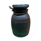 Vintage Indian Wooden Milk Pot - Berbere Imports