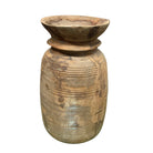 Vintage Indian Wooden Milk Pot - Berbere Imports