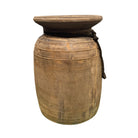Vintage Indian Wooden Milk Pot - Berbere Imports