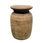 Vintage Indian Wooden Milk Pot - Berbere Imports