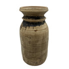Vintage Indian Wooden Milk Pot - Berbere Imports