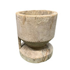 Vintage Wood Stump Vessel - Berbere Imports