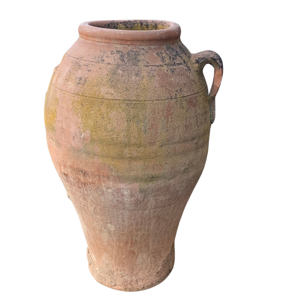 Antique Moroccan Terracotta Coastal Olive Jar-Small - Berbere Imports