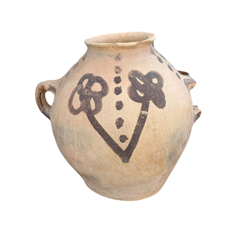 Antique Moroccan Terracotta Vessel - Berbere Imports