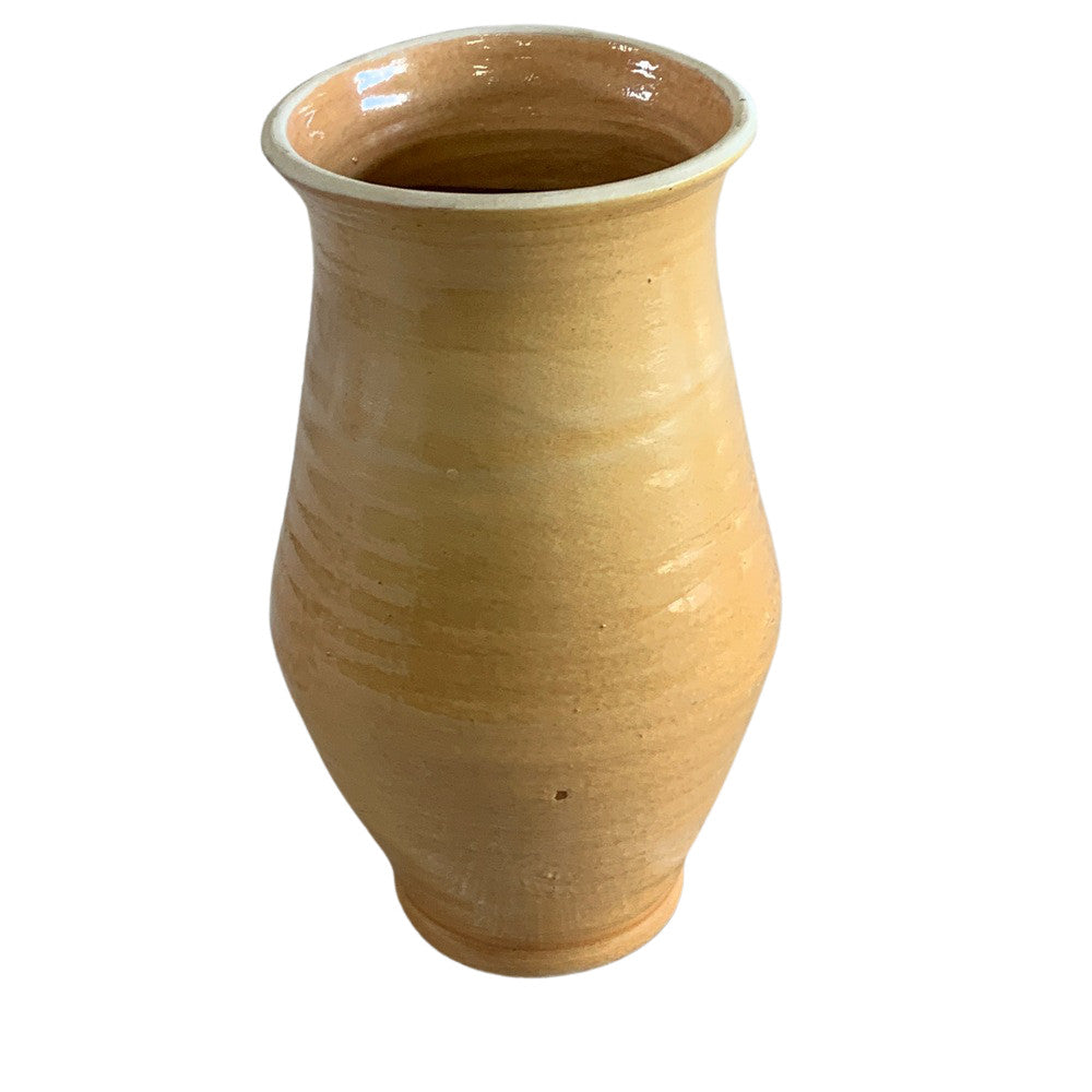 Small Glazed Vase - Apricot - Berbere Imports