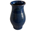 Small Glazed Vase - Dark Blue - Berbere Imports