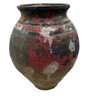 Antique Hand Painted Terracotta Vessel - Berbere Imports