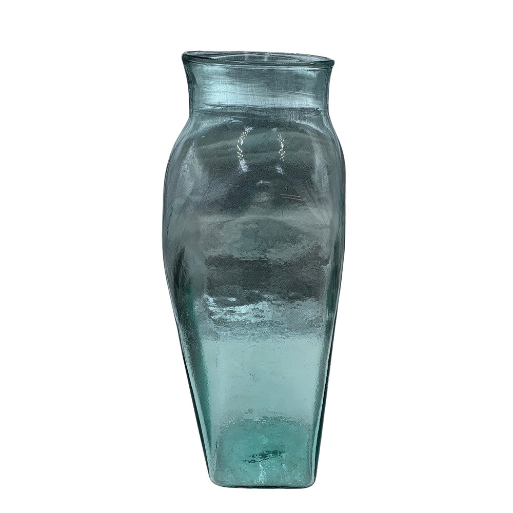 Tall Square Glass Vase - Berbere Imports