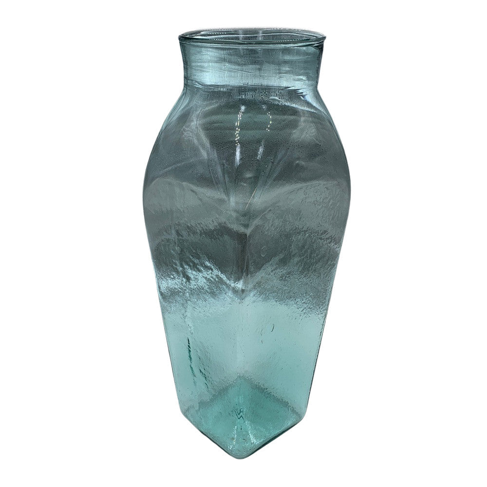 Tall Square Glass Vase - Berbere Imports