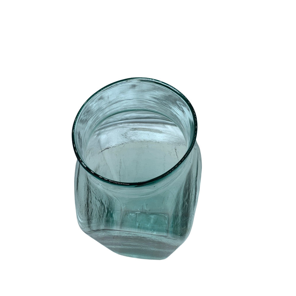 Tall Square Glass Vase - Berbere Imports