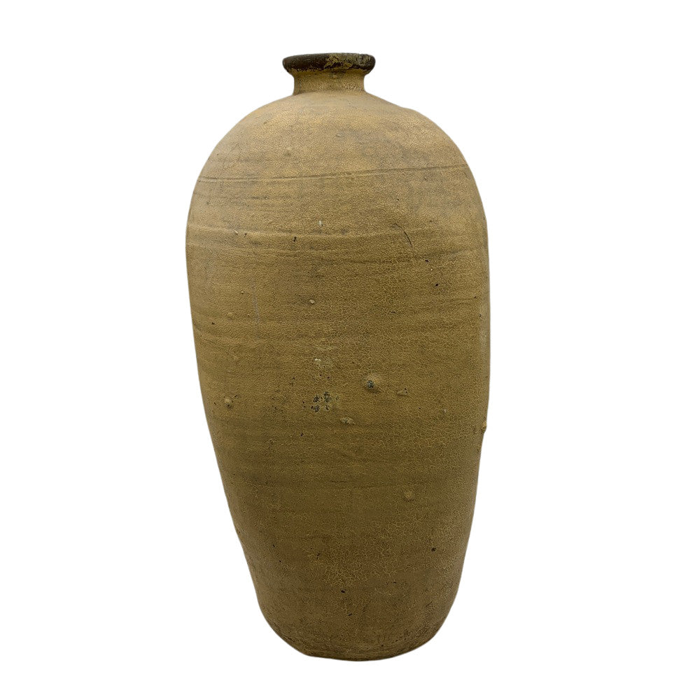 Antique Narrow-Mouth Terracotta Vase - Berbere Imports