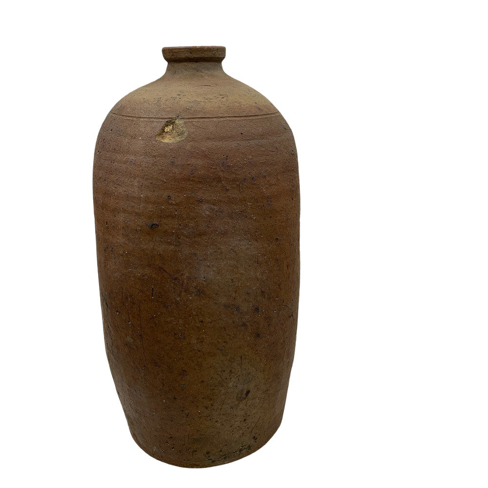 Antique Narrow-Mouth Terracotta Vase - Berbere Imports