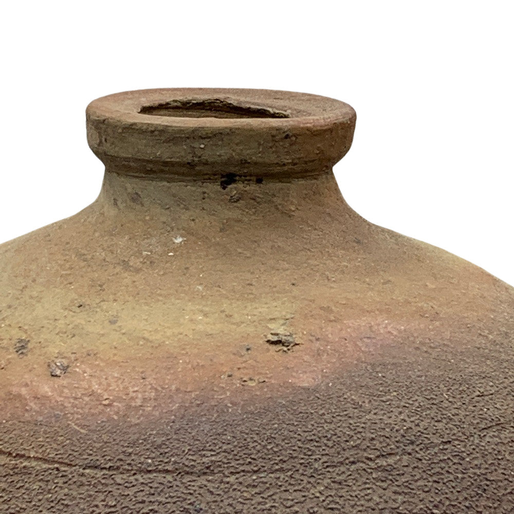 Antique Narrow-Mouth Terracotta Vase - Berbere Imports