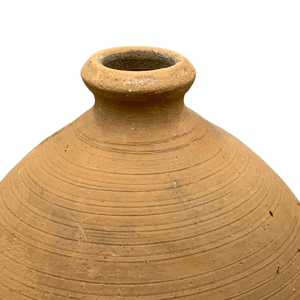 Narrow-Mouth Terracotta Bottomless Vase - Berbere Imports