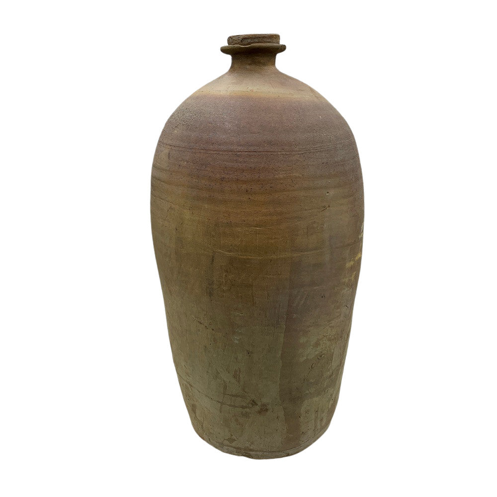 Narrow-Mouth Terracotta Bottomless Vase - Berbere Imports