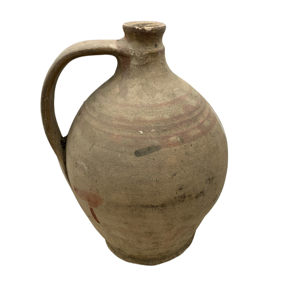 Antique Hungarian Terra Cotta Olive Oil Jar - Berbere Imports