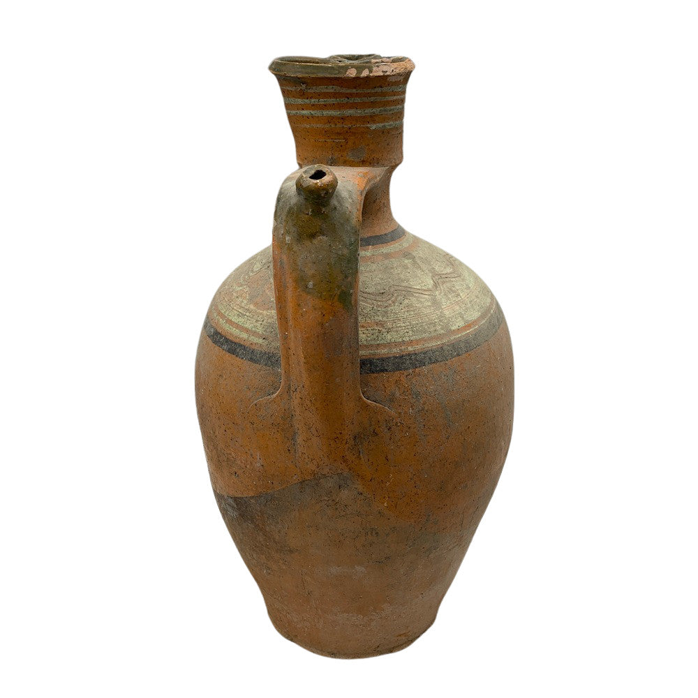 Antique Hungarian Terra Cotta Olive Oil Jar - Berbere Imports