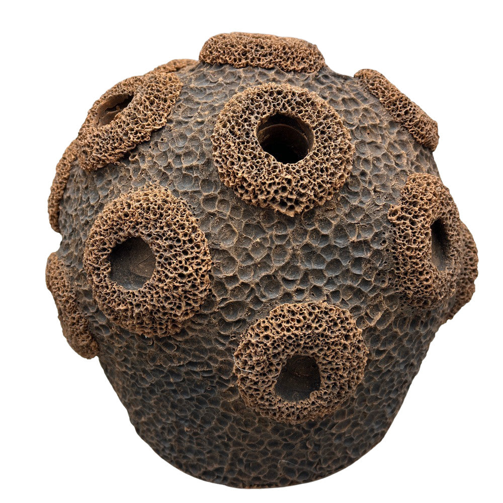 Round Coral Shaped Terracotta Vessel - Small - Berbere Imports