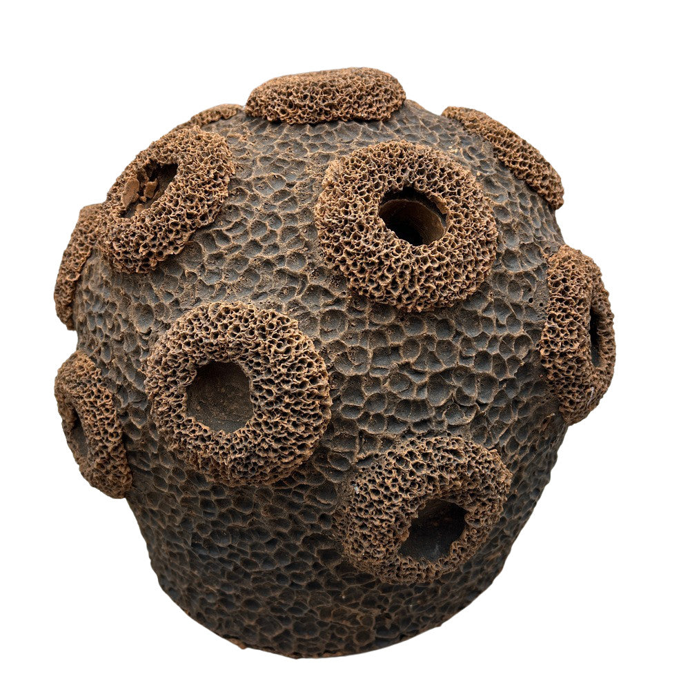 Round Coral Shaped Terracotta Vessel - Small - Berbere Imports