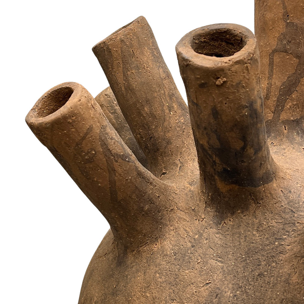 Terracotta Vessel With Legs - Berbere Imports