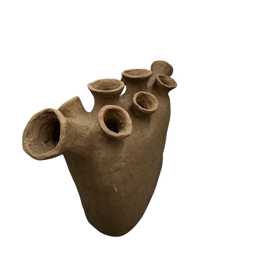 10-Plug Terracotta Vessel - Berbere Imports