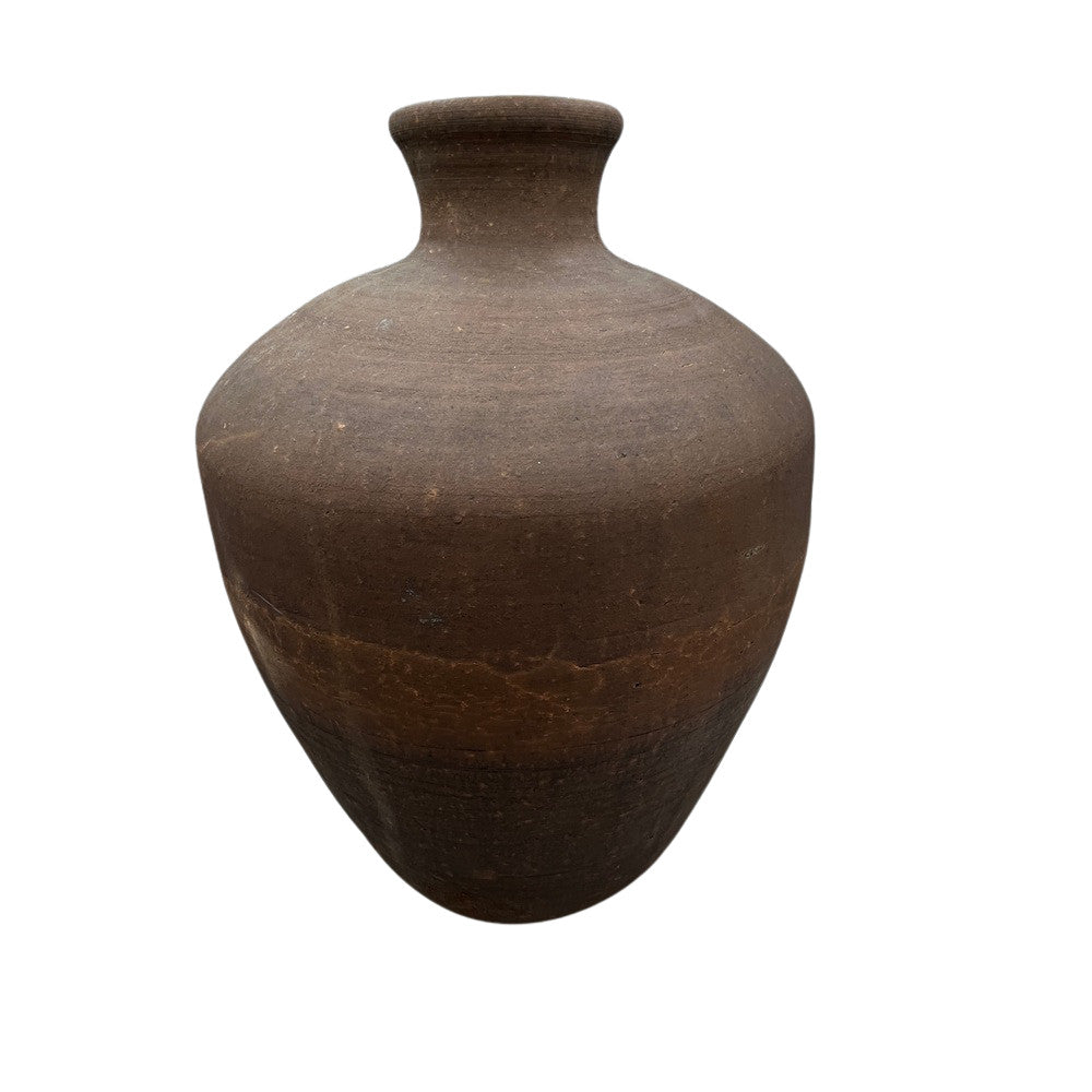 Thai Terracotta Bottle Vase - Berbere Imports