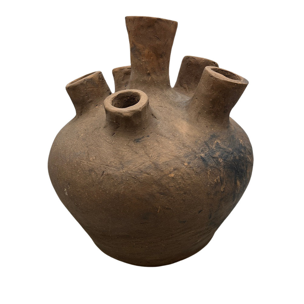 6-Plug Terracotta Vessel - Berbere Imports