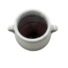 Terracotta 2-Handle Cooking Pot - Whitewash - Berbere Imports