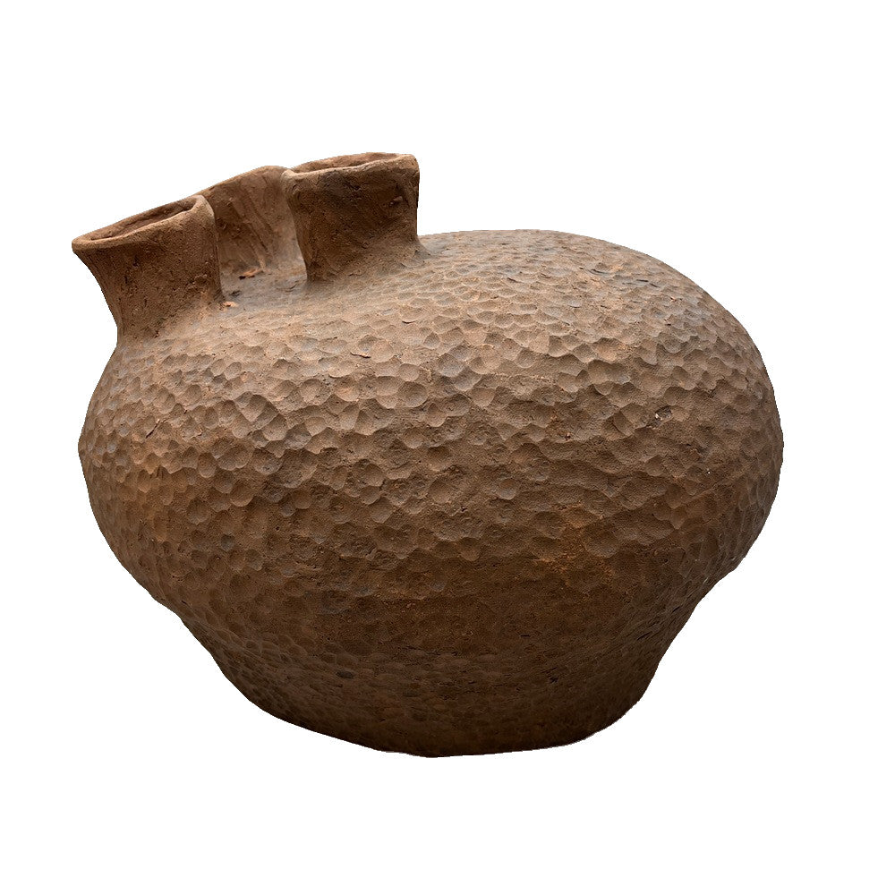 Terracotta 3-Plug Vase - Berbere Imports