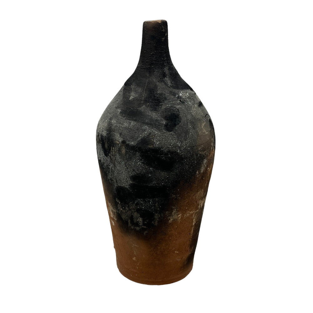 Mexican Terracotta Narrow-Neck Vessel - Berbere Imports