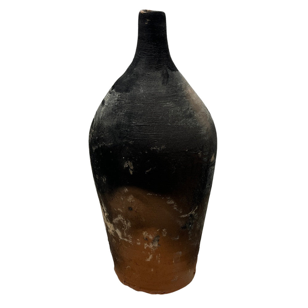 Mexican Terracotta Narrow-Neck Vessel - Berbere Imports