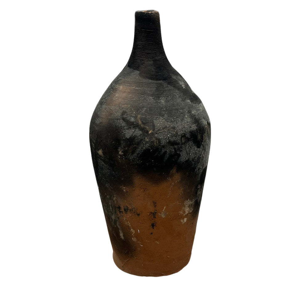 Mexican Terracotta Narrow-Neck Vessel - Berbere Imports