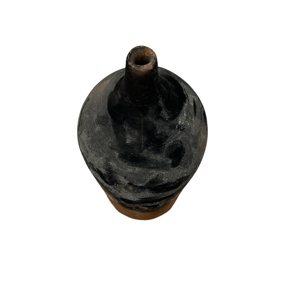 Mexican Terracotta Narrow-Neck Vessel - Berbere Imports