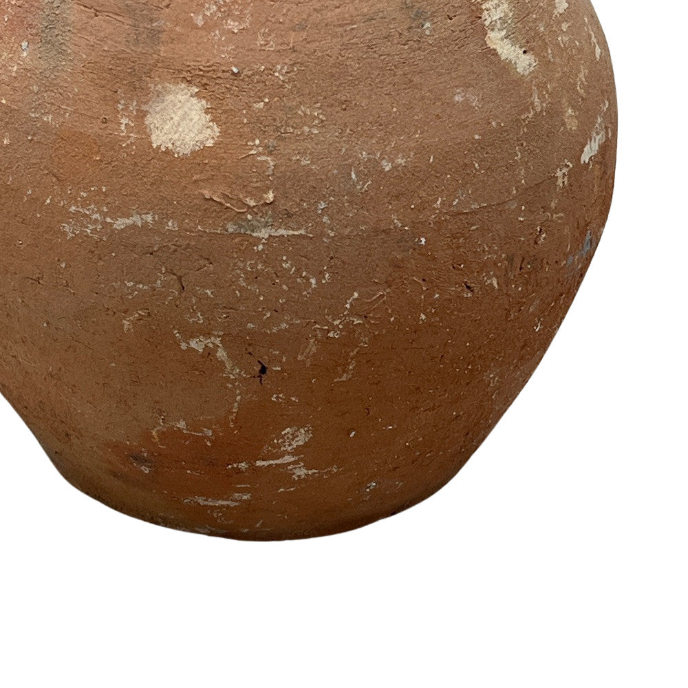 Mexican Terracotta Narrow-Neck Vessel - Berbere Imports