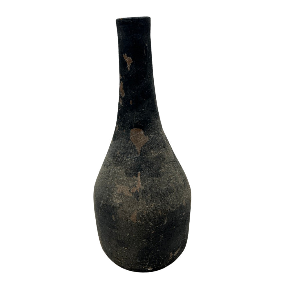 Mexican Terracotta Narrow-Neck Vessel - Berbere Imports