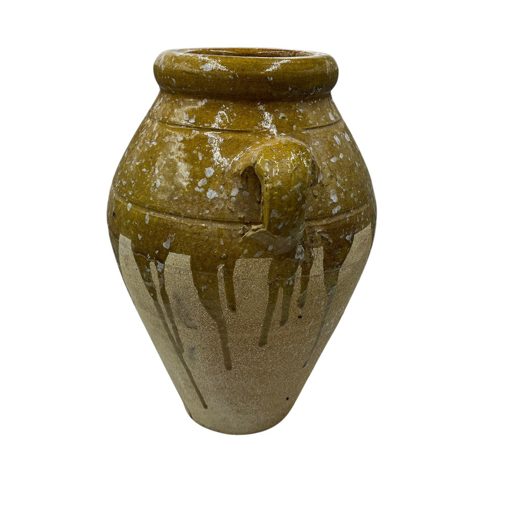 Half-Glazed Terracotta Vessel - Berbere Imports