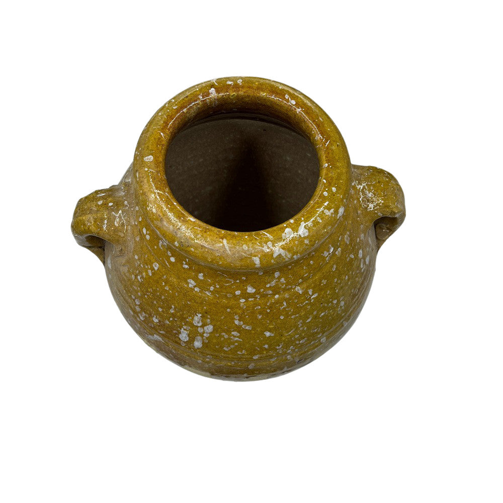 Half-Glazed Terracotta Vessel - Berbere Imports