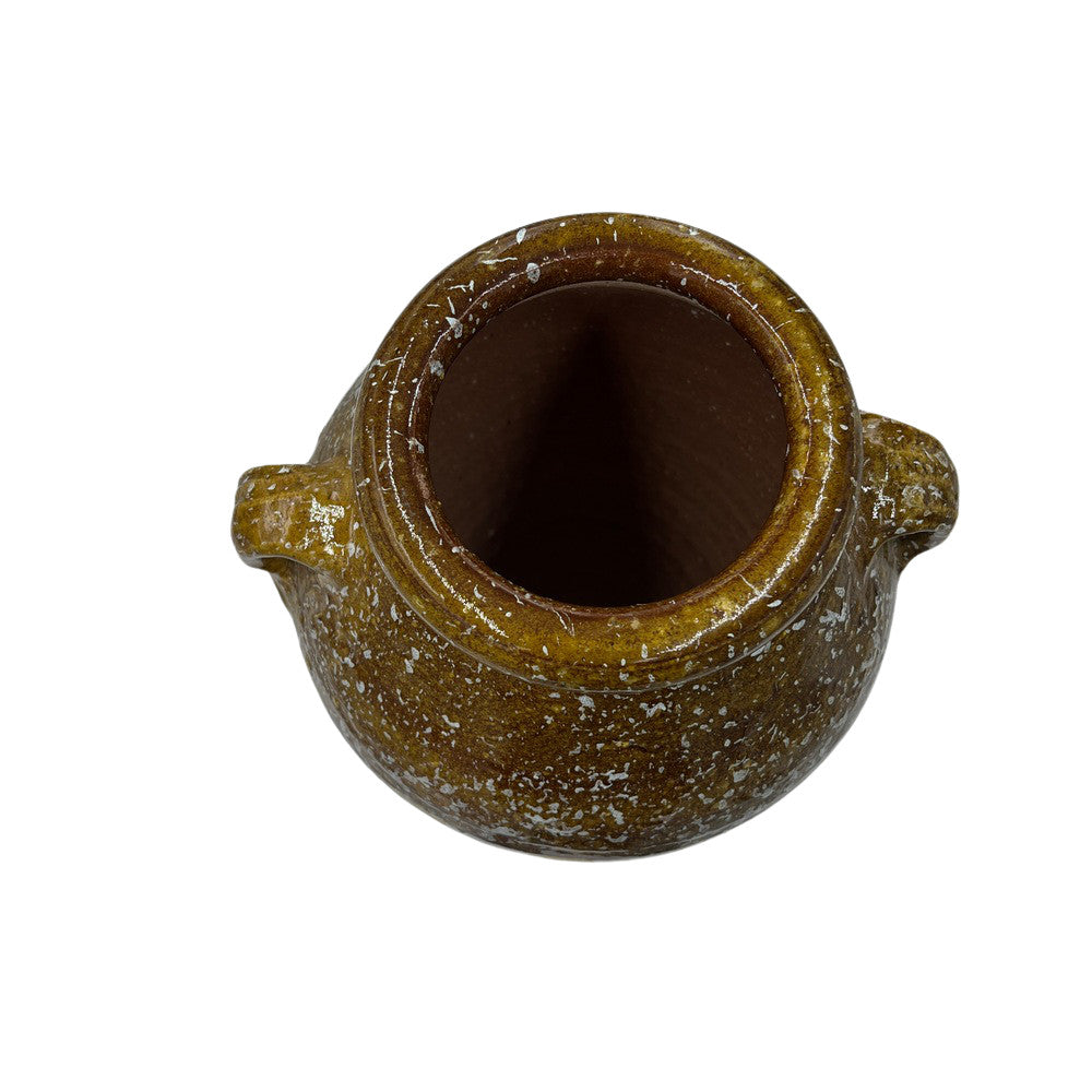 Half-Glazed Terracotta Vessel - Berbere Imports