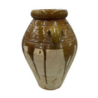 Half-Glazed Terracotta Vessel - Berbere Imports