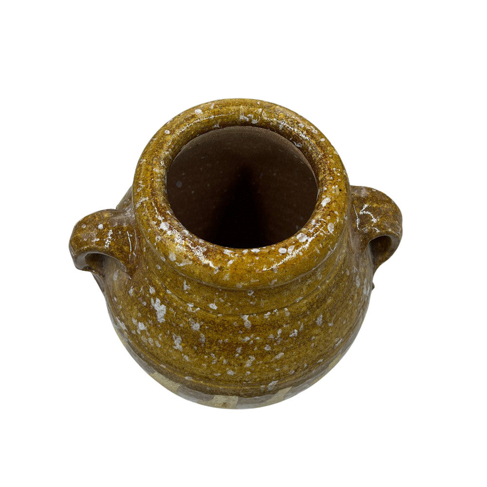 Half-Glazed Terracotta Vessel - Berbere Imports