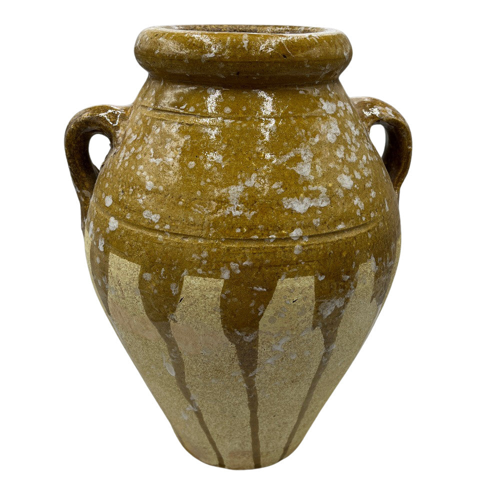 Half-Glazed Terracotta Vessel - Berbere Imports