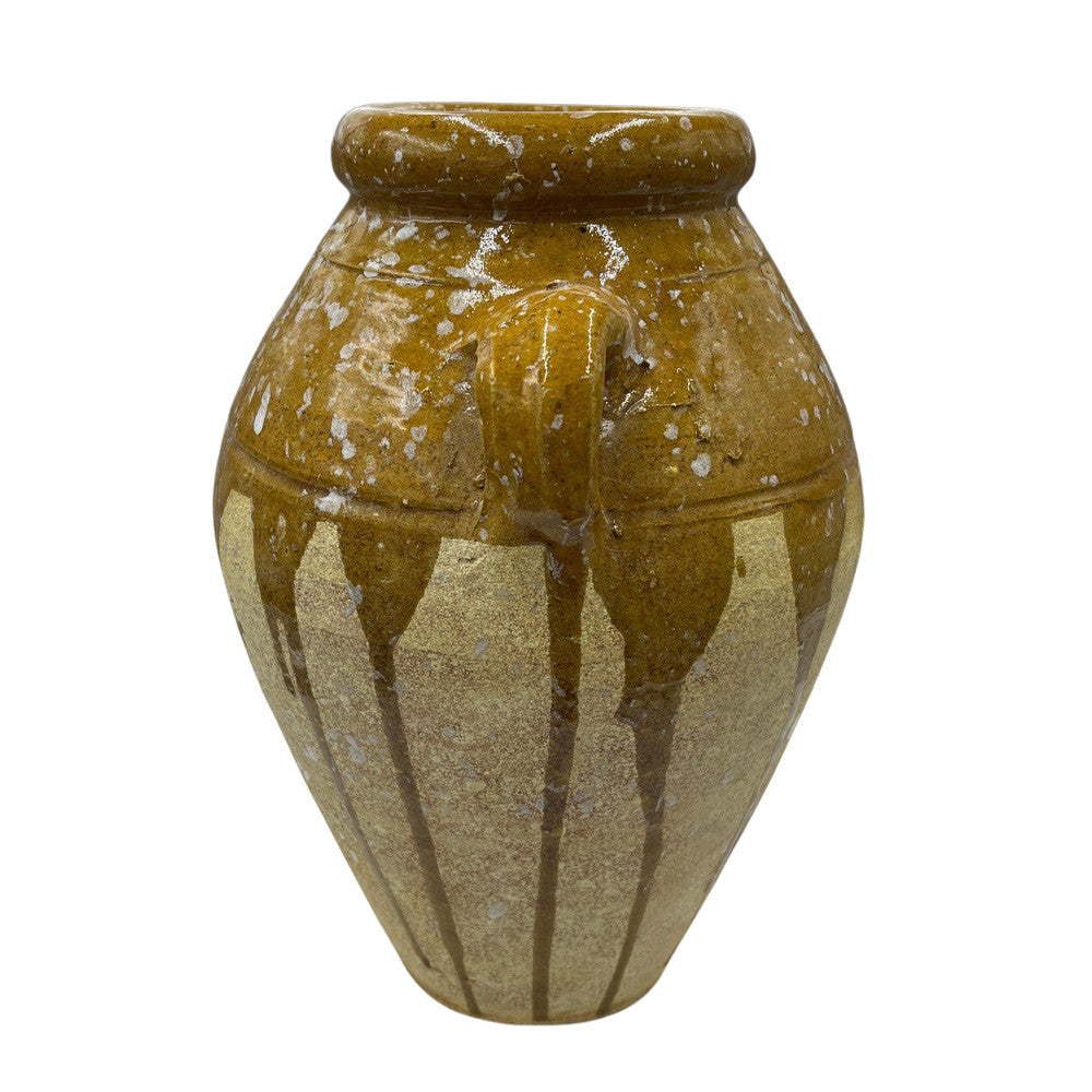 Half-Glazed Terracotta Vessel - Berbere Imports