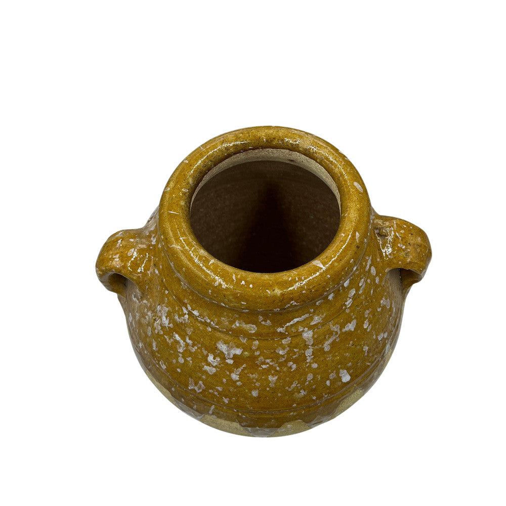 Half-Glazed Terracotta Vessel - Berbere Imports