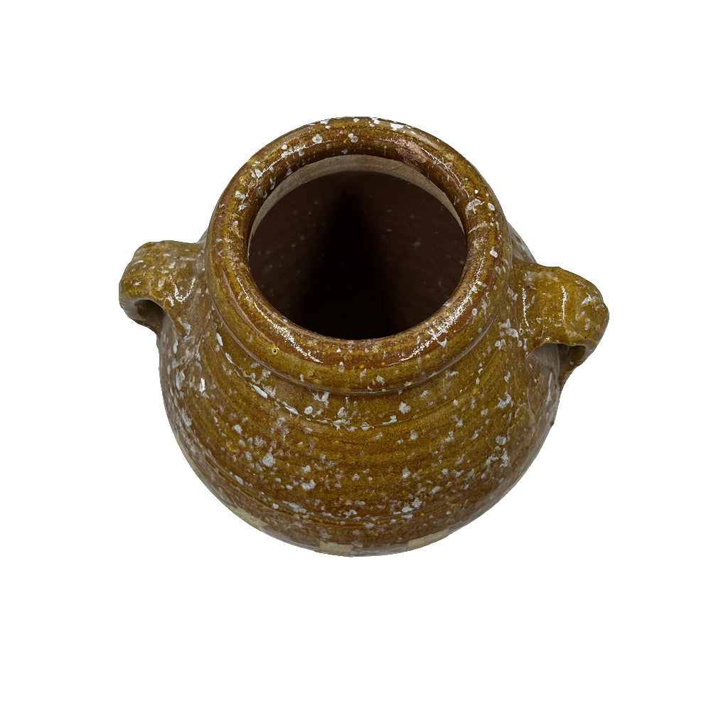 Half-Glazed Terracotta Vessel - Berbere Imports