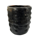 Sejnane Cylindrical Clay Bumpy Vessel - Dark Medium - Berbere Imports